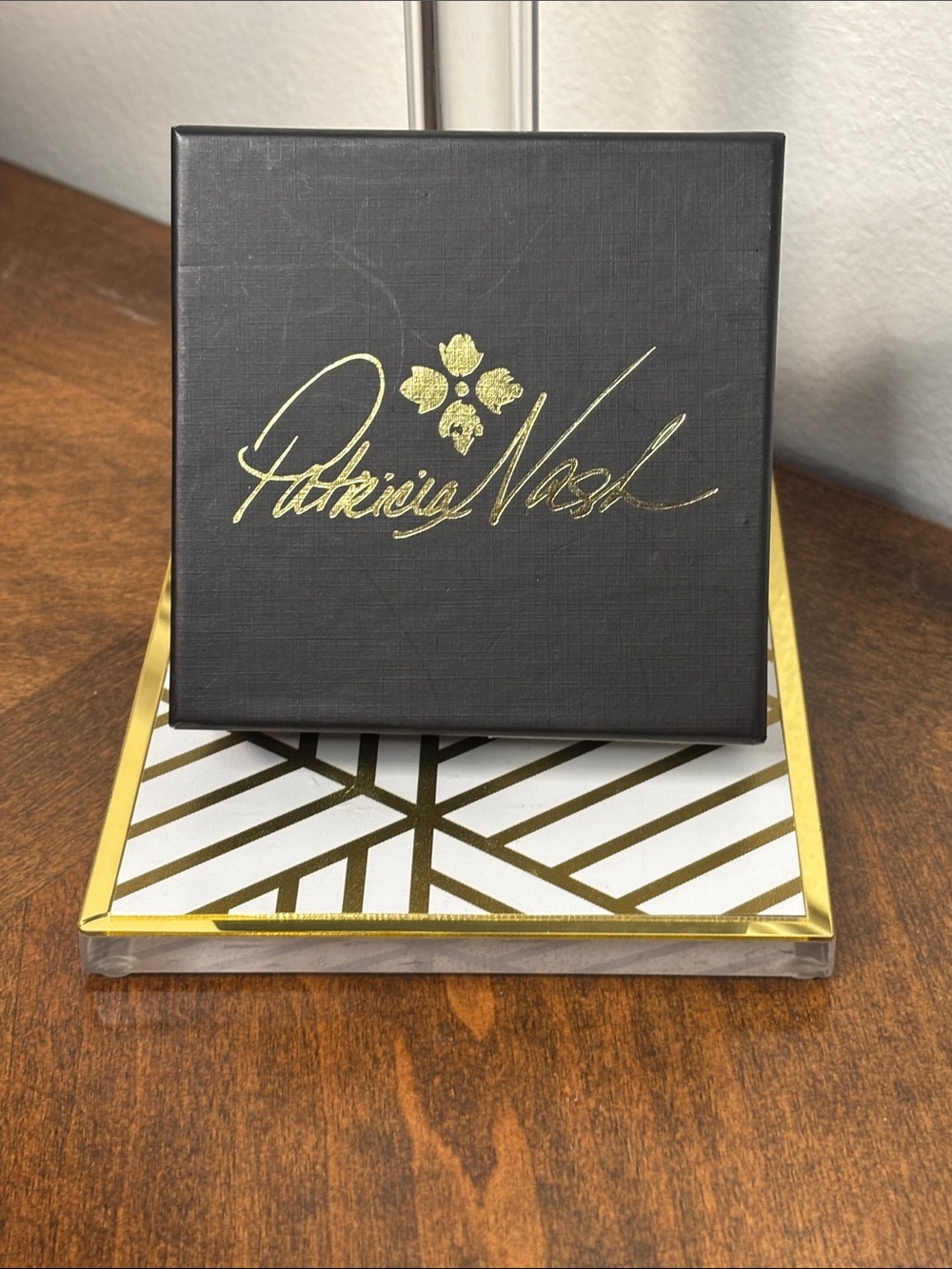 🔥Patricia Nash Earring Set (3pc) NEW in Black and Gold Signature Gift Box - Picture 3 of 6